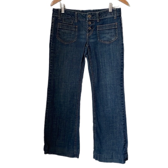 American Eagle Outfitters Jeans Retro Y2k American Eagle Trouser Style Wide Leg Low Rise